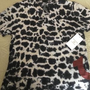 True Religion loungewear tie dye tshirt NWT